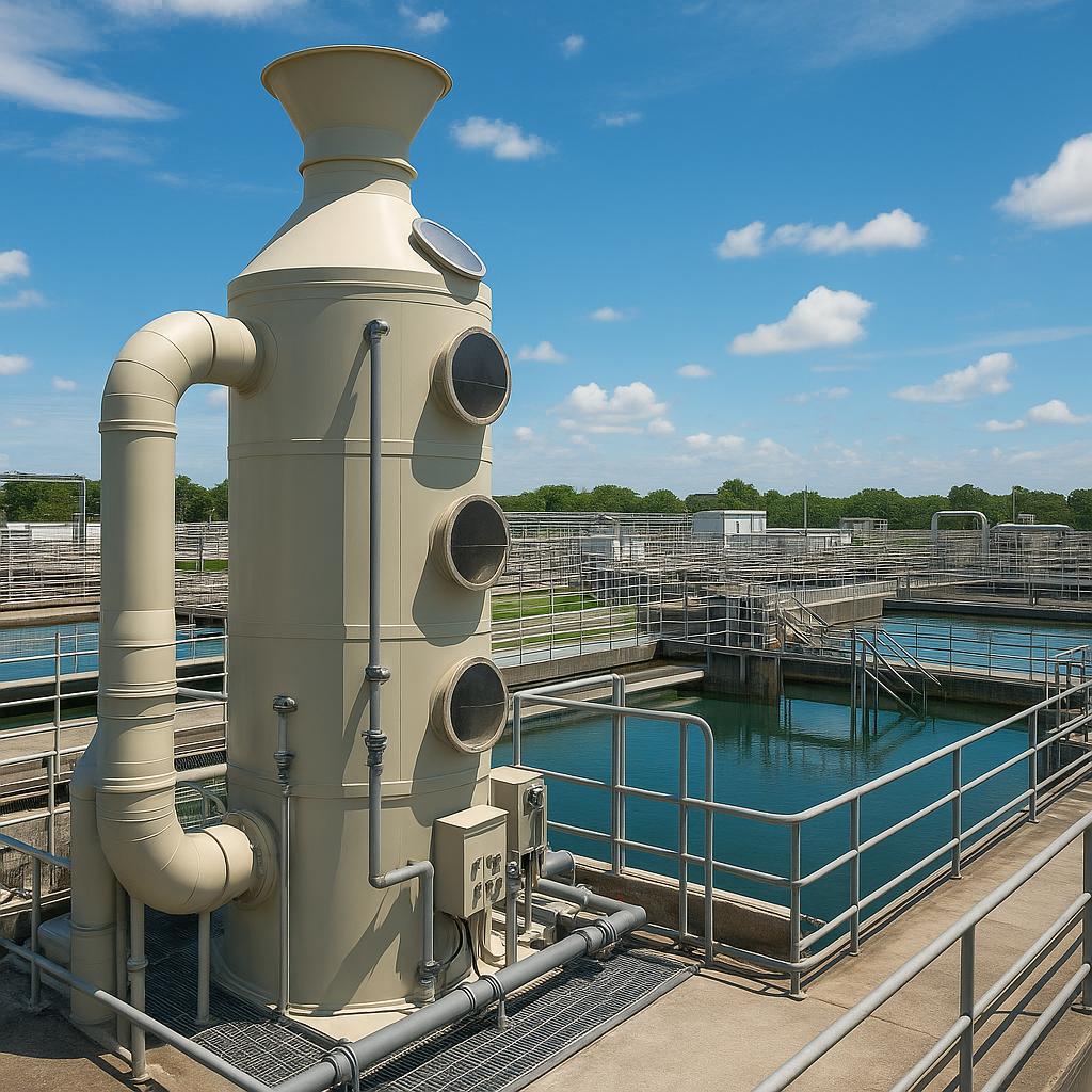 Очистка воздуха на объектах водоканала и очистных сооружениях