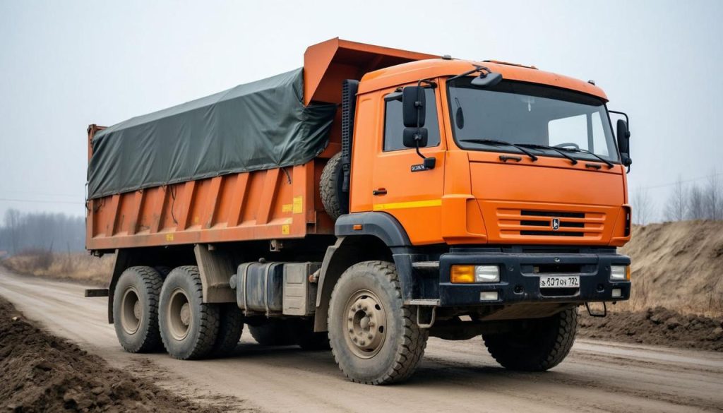 Перевозка сыпучих материалов самосвалом