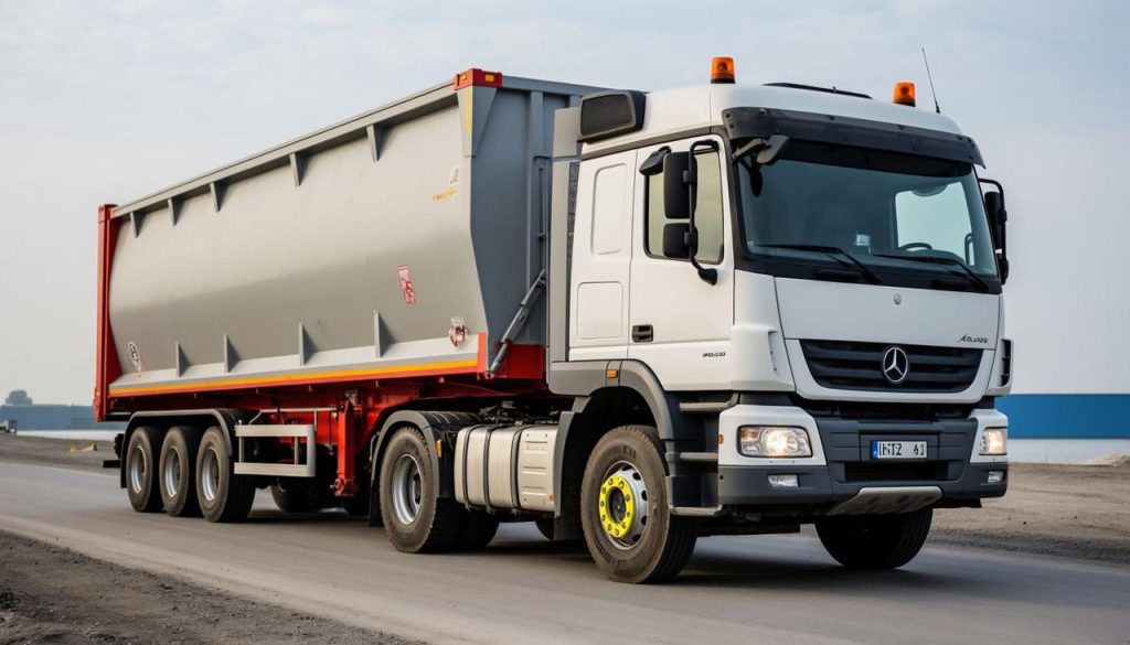 Перевозка сыпучих материалов самосвалом